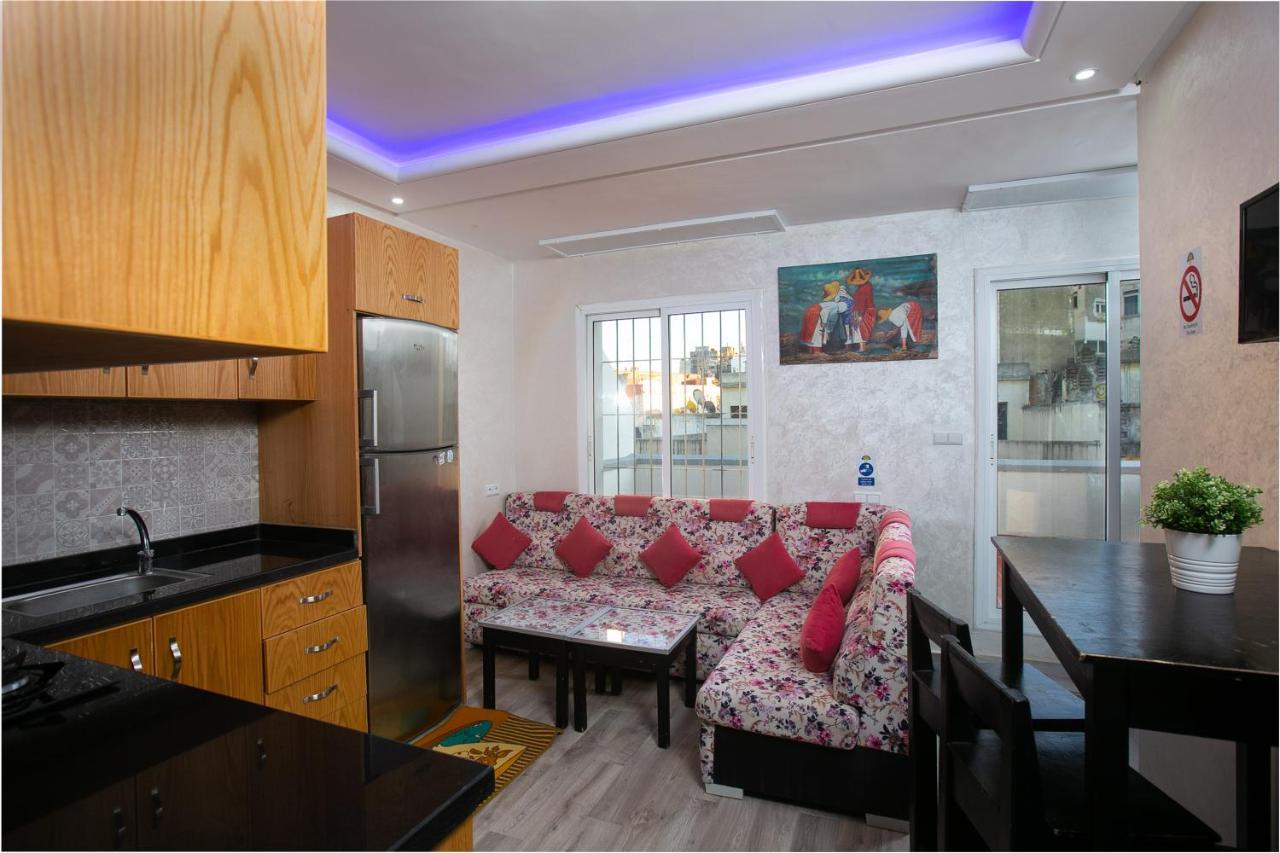 Velasquez Appartements Fast Wifi And Ocean View Tanger Eksteriør bilde